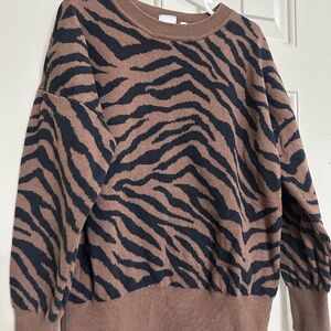 GAP Tiger Striped Sweater